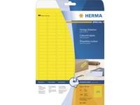 HERMA Etiketten A4 gelb 25,4x10 mm Papier matt 3780 St.