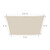 Sonnensegel in Beige - 3x5,5x4x4 m 10026359_989