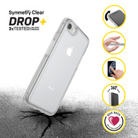 OtterBox Symmetry Transparente Protezione cristallina, design minimalista e al tempo stesso resistente per Apple iPhone SE (2020) / iPhone 7 / iPhone 8 - Transparent