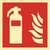 NORDWEST Handel AG Znaki ochrony przeciwpożarowej DIN EN ISO 7010 dł. 148 x szer. 148 gaśnica tworz