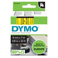 Dymo D1 Label Tape 9mmx7m Black on Yellow