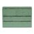 ValueX Pre-Printed Personnel Wallet Manilla 332x238mm 270gsm Green (Pack 50)