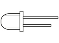 LED, THT, Ø 3.2 mm, rot, 660 nm, 1 bis 3 mcd, 60°, L-934HD