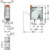 Leiterplattenklemme, 1-polig, RM 10 mm, 16 mm², 76 A, Push-in Käfigklemme, grau,
