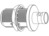 Koaxial-Adapter, 50 Ω, N-Buchse auf BNC-Buchse, gerade, 082-6532