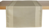 Tischläufer Ambiente; 40x170 cm (BxL); taupe; rechteckig; 2 Stk/Pck