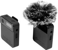 Relacart MIPASSPORT Rátűzhető Kamera mikrofon Átviteli mód:Rádiójel vezérlésű Szélvédővel, Villanófény rögzítéshez, Vezetékkel