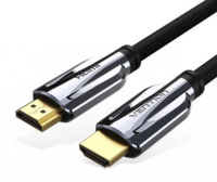 Vention HDMI (8K, szövet, fekete), 1,5m, kábel