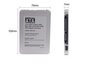Mini SATA mSATA SSD to 2.5" HDD Enclosure Case Converter Adapter with USB interface, 7mm Notebook-Zubehör