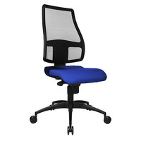 Chaise pivotante ergonomique, hauteur dossier 680 mm