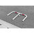 Arco para aparcamientos con franjas rojas reflectantes, diámetro de tubo 40 mm, a partir de 10 unid..