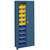 Armario-almacén con cajas visualizables, H x A x P 1740 x 680 x 280 mm, monocolor, azul, 138 cajas.