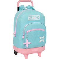 MOCHILA GDE. C/RUEDAS COMPACT EXTRAIBLE MUNICH "HEAVEN"