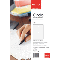 Organisationsmappe Ordo transparent Papier A4 220x310 mm weiß VE=10 Stück
