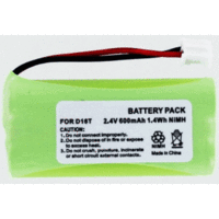 Akku für Vtech 6044 NiMH 2,4 Volt 600 mAh grün