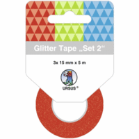 Glitter Tape 15mmx5m VE=3 Rollen Set 02