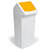 Abfallsammler Durable Set Durabin Flip 40 VEH20130 (WEISS)