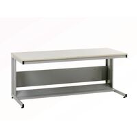 MDF topped cantilever workbench - 18mm thick