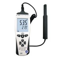 Hi-accuracy thermo-hygrometer with dew point & wet bulb