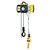 Electric chain hoists - With hook suspension, 1000kg dual speed