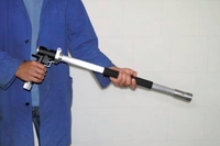 Exemplarische Darstellung: CANNON Blaspistole mit Standard-Düse (1200 mm) und Komfortbetätiger