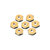 Toolcraft Brass Hexagonal Nuts DIN 934 M2.5 Pack Of 100