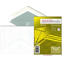 Briefumschlag DIN C6, 114 x 162 mm, weiß, nassklebend, 100 St.