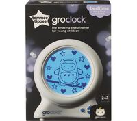 TOMMEE TIPPEE Groclock Baby Sleep Trainer Alarm Clock & Nightlight - White