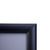 Snap Frame / Poster Frame / Aluminium Picture Frame, black anodised, 25 mm profile | A1 (594 x 841 mm) 624 x 871 mm 576 x 823 mm
