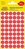 Markierungspunkte, Ø 12 mm, 5 Bogen/270 Etiketten, rot