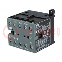 Contactor: 3-pole; NO x3; Auxiliary contacts: NO; 110÷127VAC; 7A