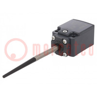 Limit switch; rubber seal,spring, total length 101,5mm; 6A