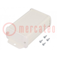 Enclosure: multipurpose; with fixing lugs; TEKAM; X: 60mm; Y: 100mm