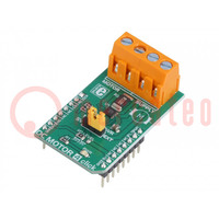 Click board; insteekprintplaat; Comp: MAX14870; motorcontroller