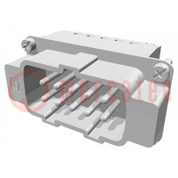 Connector: HDC; contactinzetstuk; mannelijk; Han® ESS; PIN: 10