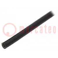 Protective tube; Size: 33; stainless steel; black; -55÷145°C; HFI