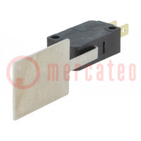 Microswitch SNAP ACTION; 3A/125VAC; with lever; SPDT; Pos: 2; 2N