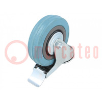 Roue de transport; Ø: 100mm; W: 25mm; H: 130mm; 65kg; PG; -5÷40°C