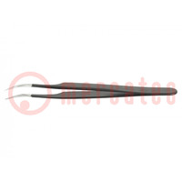 Tweezers; Blade tip shape: sharp; Tweezers len: 120mm; ESD