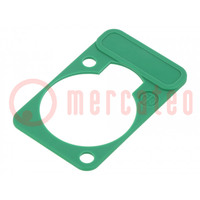 LETTERING PLATE GREEN