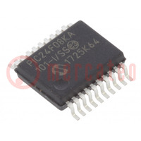 IC: microcontroller PIC; 8kB; 32MHz; I2C,IrDA,PWM,SPI,UART; SMD