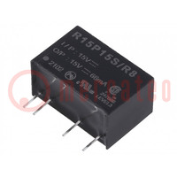 Converter: DC/DC; 1W; Uin: 13.5÷16.5V; Uout: 15VDC; Iout: 66mA; SIP7