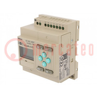 Programmable relay; IN: 6; OUT: 4; OUT 1: relay; ZEN-10C; IP20