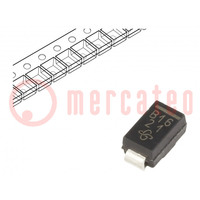 Diode: Schottky rectifying; SMD; 60V; 1A; SMA; reel,tape