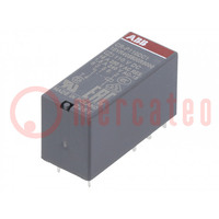 Relay: electromagnetic; SPDT; Ucoil: 110VDC; 16A; max.250VAC; PCB