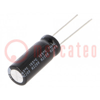 Capacitor: electrolytic; low ESR; THT; 100uF; 100VDC; Ø10x25mm