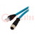 Adapter; M12 vrouwelijk,RJ45-stekker; code D-Ethernet; PIN: 4