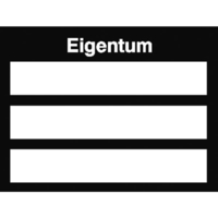 Modellbeispiel: Inventarkennzeichnungsetikett, Eigentum (Art. 30.1025)