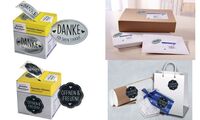 AVERY Zweckform Promotion-Etiketten "Danke", silber (7203844)