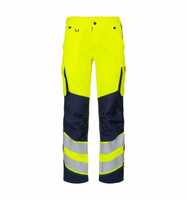 ENGEL Warnschutzhose Safety Light Damen 2543-319-38165 Gr. 38 gelb/blue ink